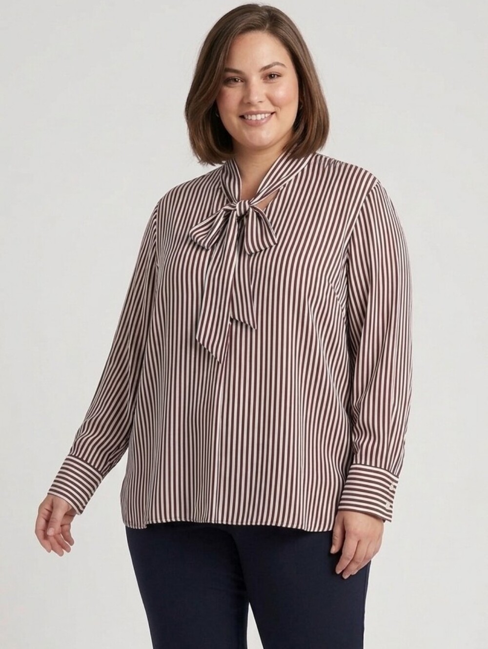 Lane Bryant Long Sleeve Dressy Blouse